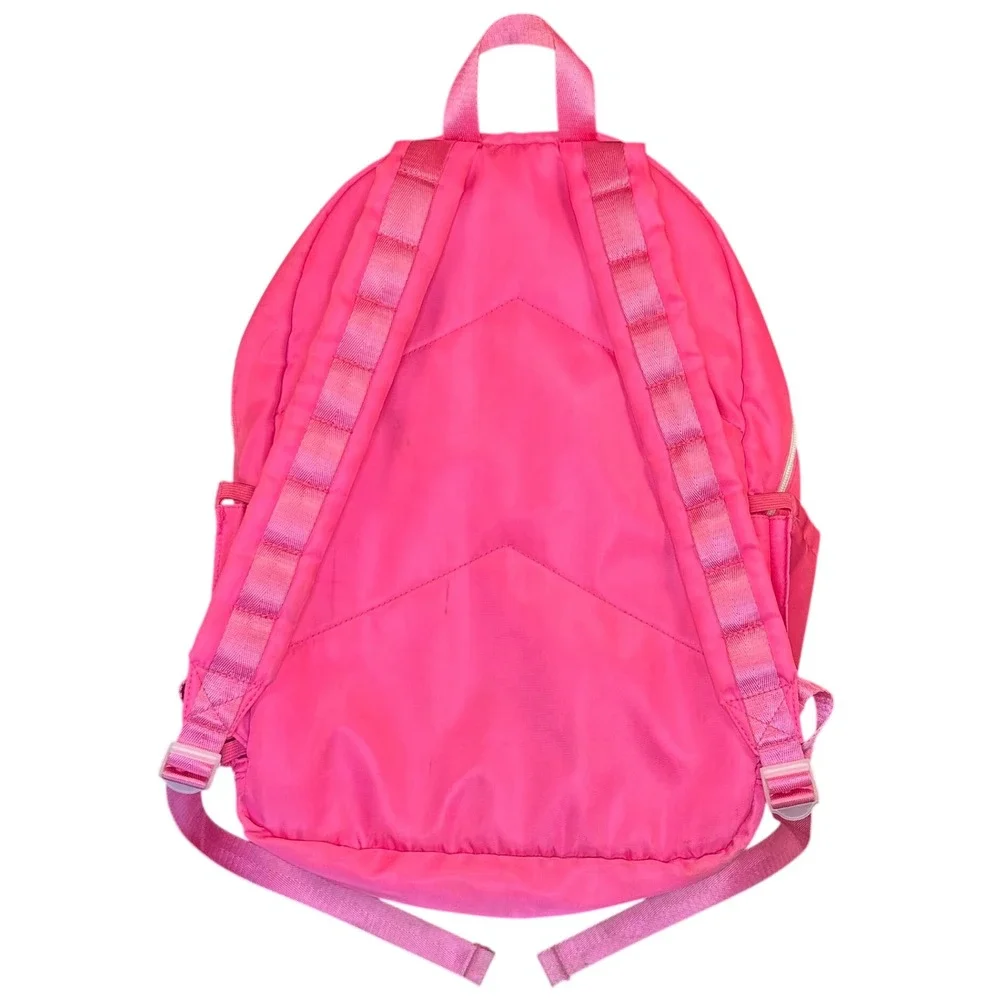 Packed Party Colorful Pink Smiley Face Backpack